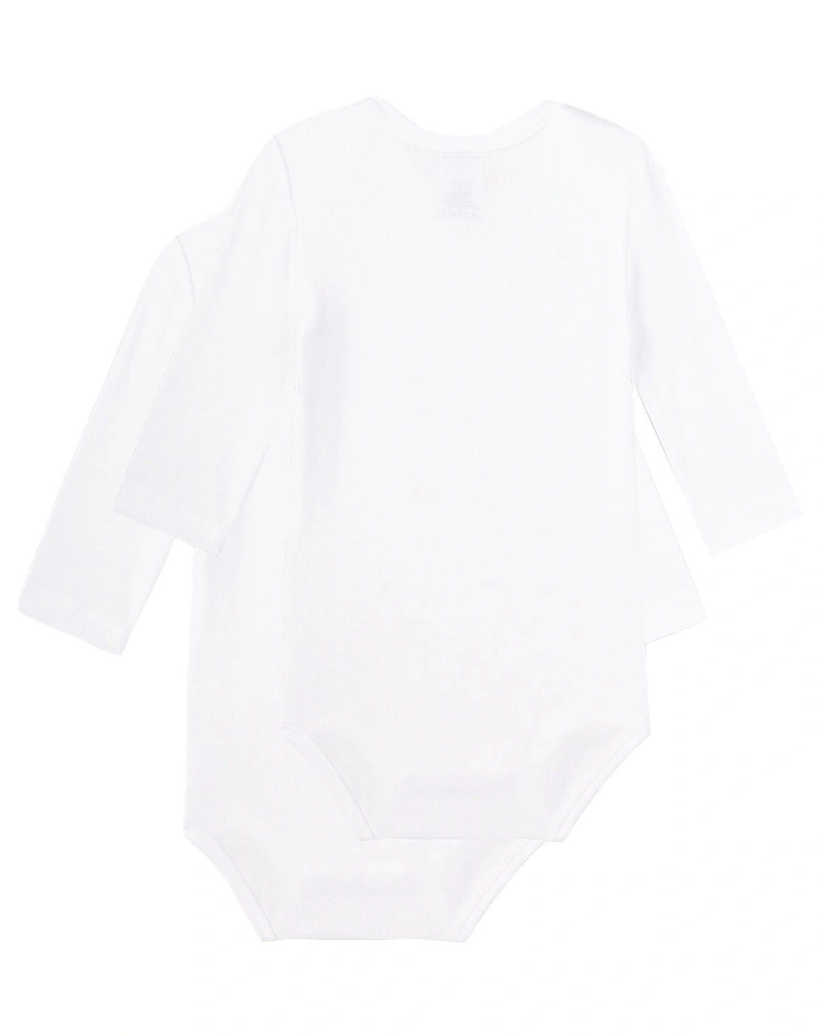 Langarm-Body PURE BASIC 2er-Pack in white