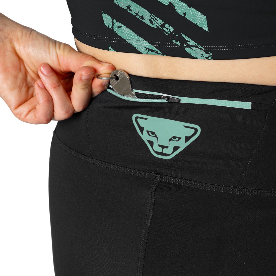 Dynafit Trail 7/8 Lauf-Tights Damen black out