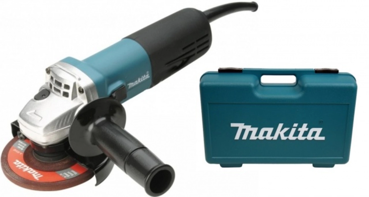 Makita 9558HNRGK Haakse slijper in koffer - 840W - 125mm