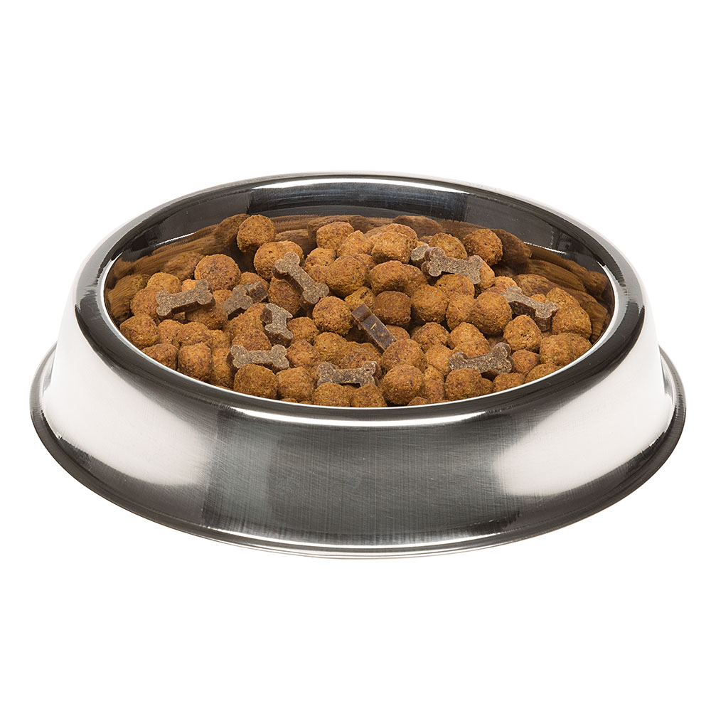Gamelle en acier inoxydable relevé antidérapant chiens chats ferplast supernova