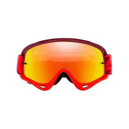 Masque cross Oakley O FRAME TLD PAINTED RED FIRE IRIDIUM 2024 - Rouge