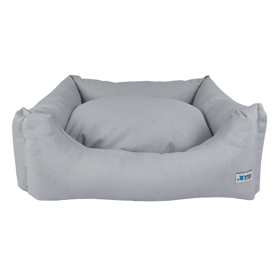 Cama lisa cinza-clara | Cama lisa cinza-clara para cães e gatos em diferentes tamanhos.