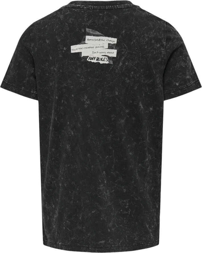 ONLY KOGPERNILLE S/S STYLE TOP BOX JRS Sort