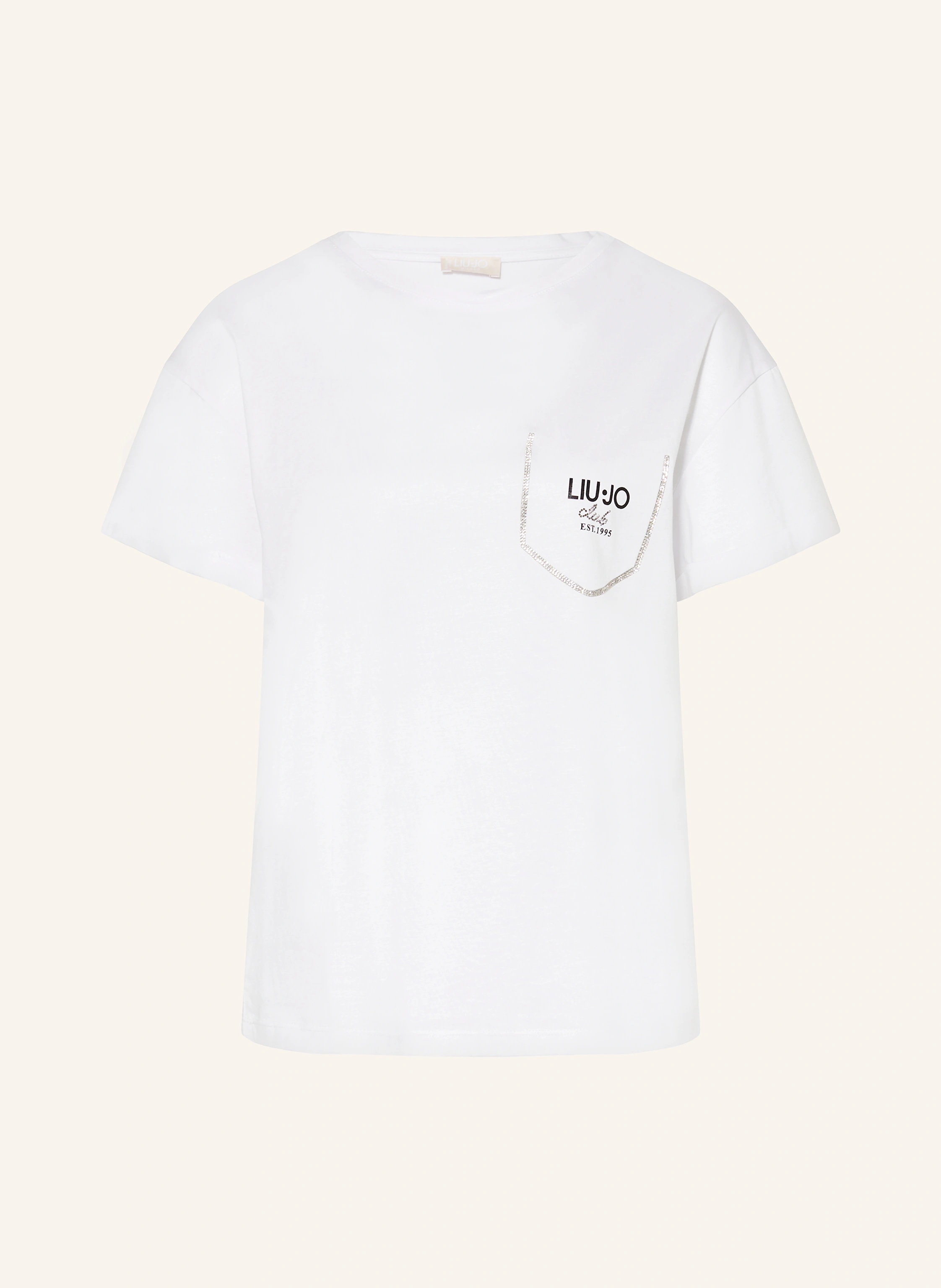 LIU JO T-Shirt mit Schmucksteinen