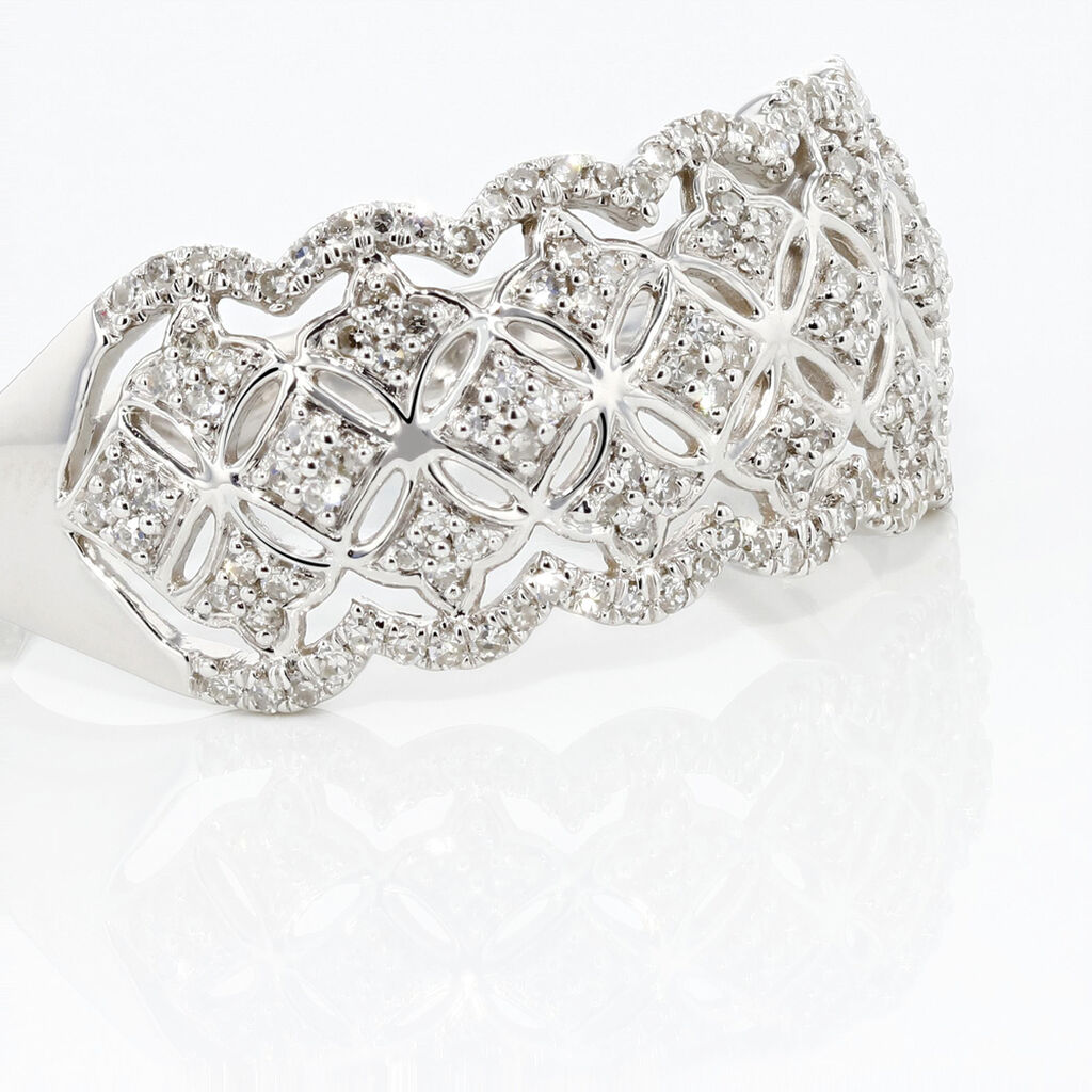 Bague Abbas Or Blanc Diamant