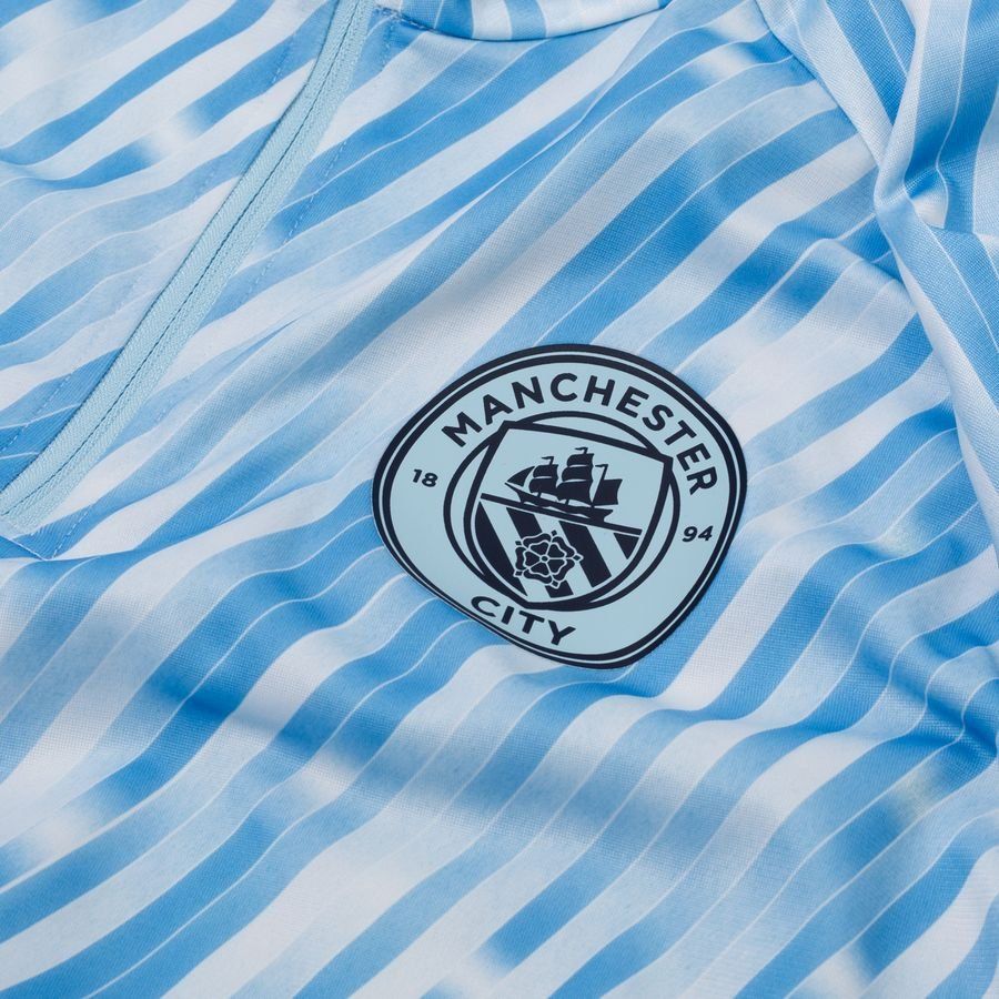 Manchester City Maillot d'Entraînement Avant-Match Fermeture Éclair 1/4 - Silber