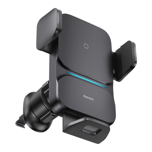 Baseus Wisdom Induction Carregador Car Phone Holder On the Grill Black (Cgzx000001)