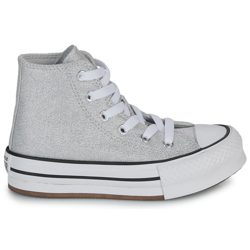 Converse - CHUCK TAYLOR ALL STAR EVA LIFT PLATFORM PRISM GLITTER - Argenté