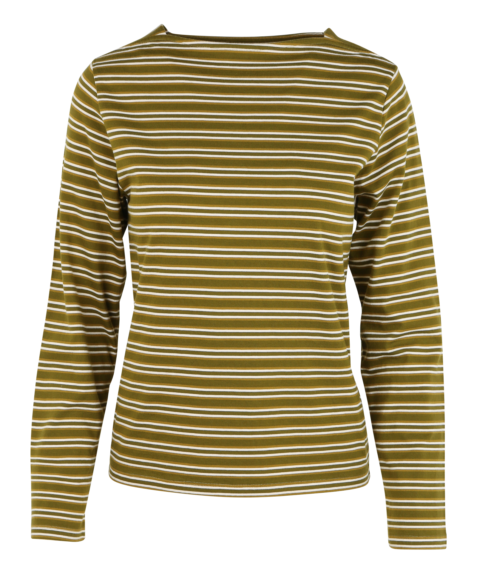 Tee-shirt droit à col rond | Kaki