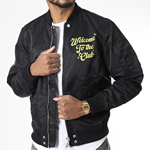 Veste Bomber T8828 Noir