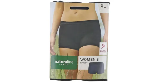 Naturaline Textil Damen Panty schwarz XL