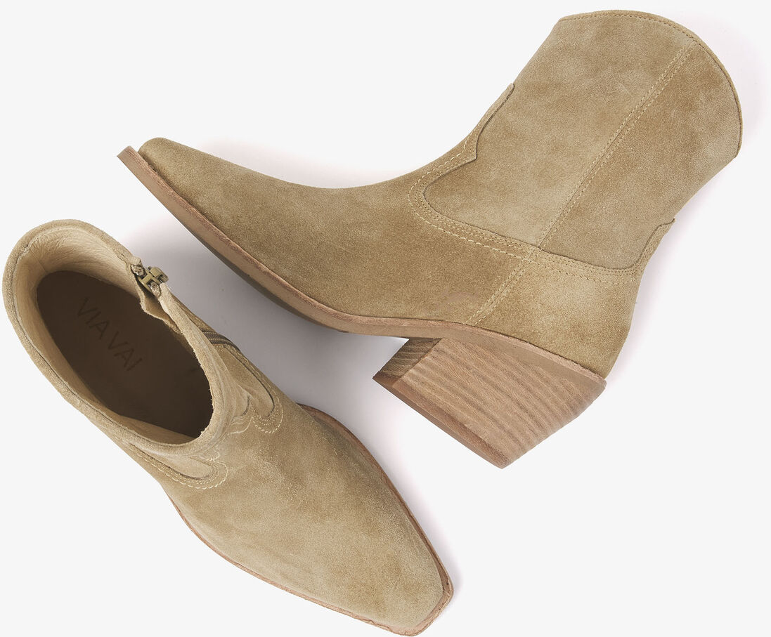 VIA VAI beige via vai enkellaarsjes eveline clark