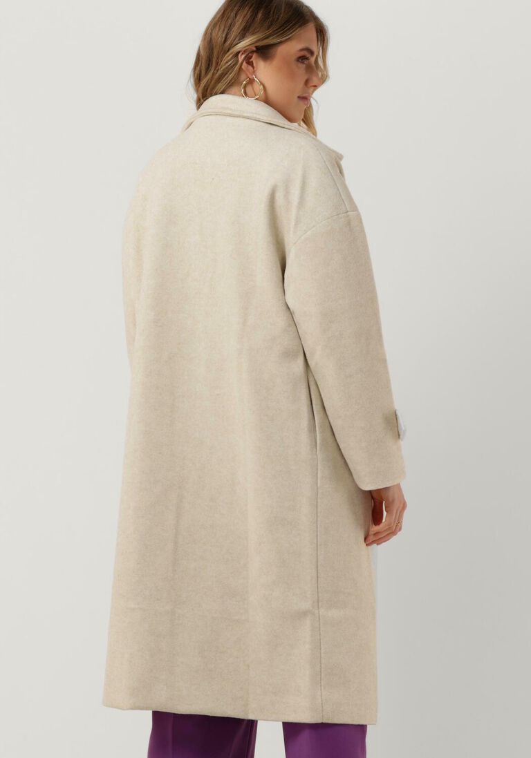 YDENCE lichtgrijze ydence mantel coat georgia