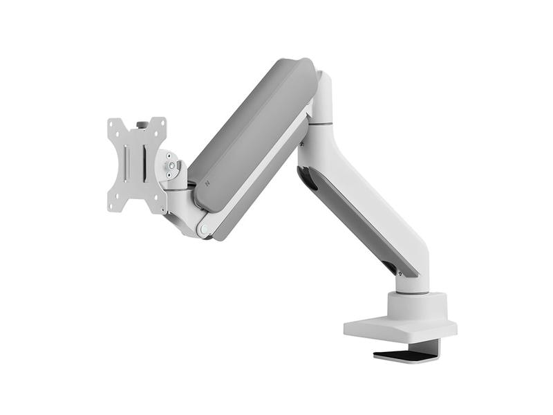 NEOMOUNTS Tischhalterung DS70PLUS-450WH1 bis 18 kg – Weiss Vollbewegliche Tischhalterung für 17-49