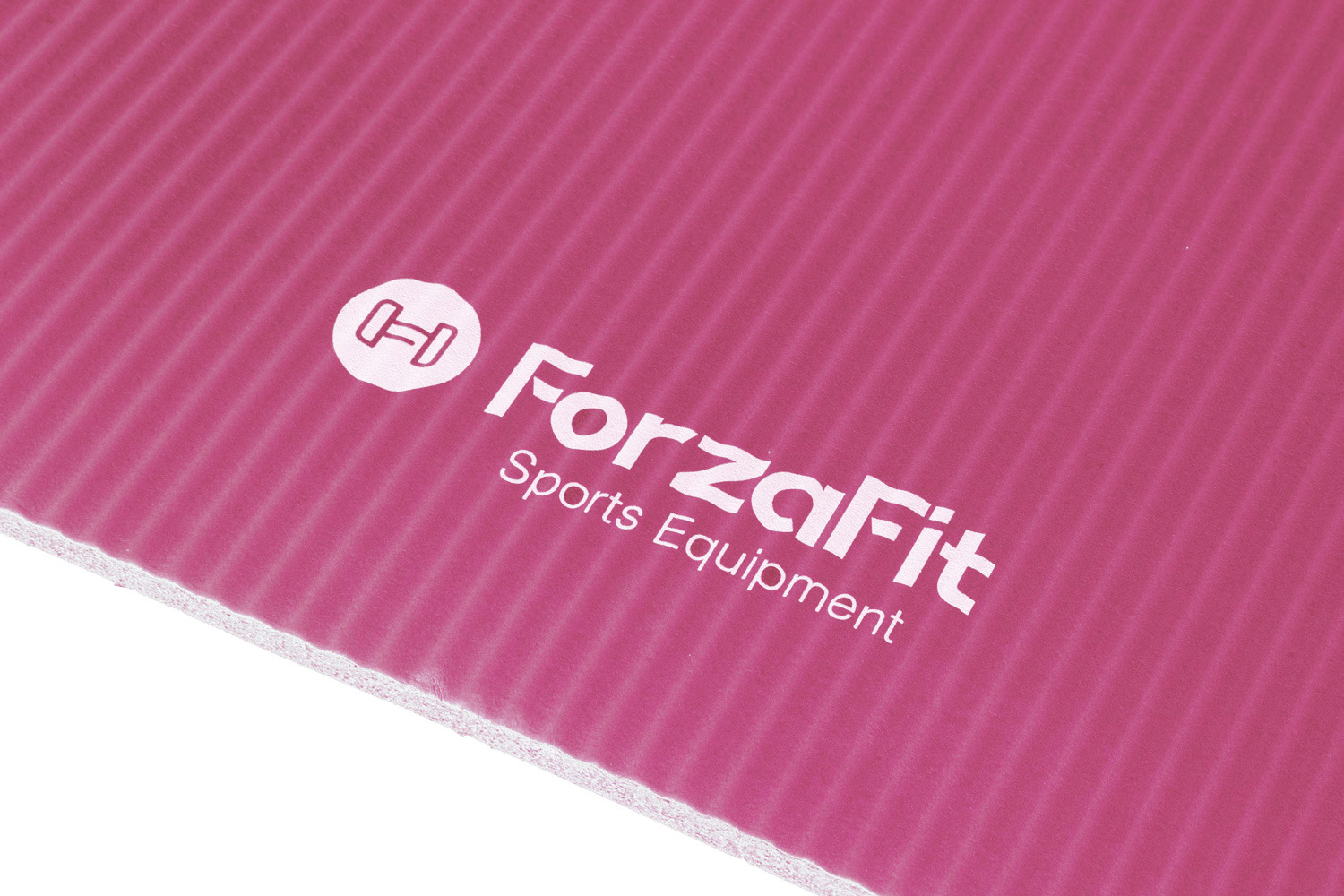 ForzaFit 12 mm yoga mat met draagriem - Pink