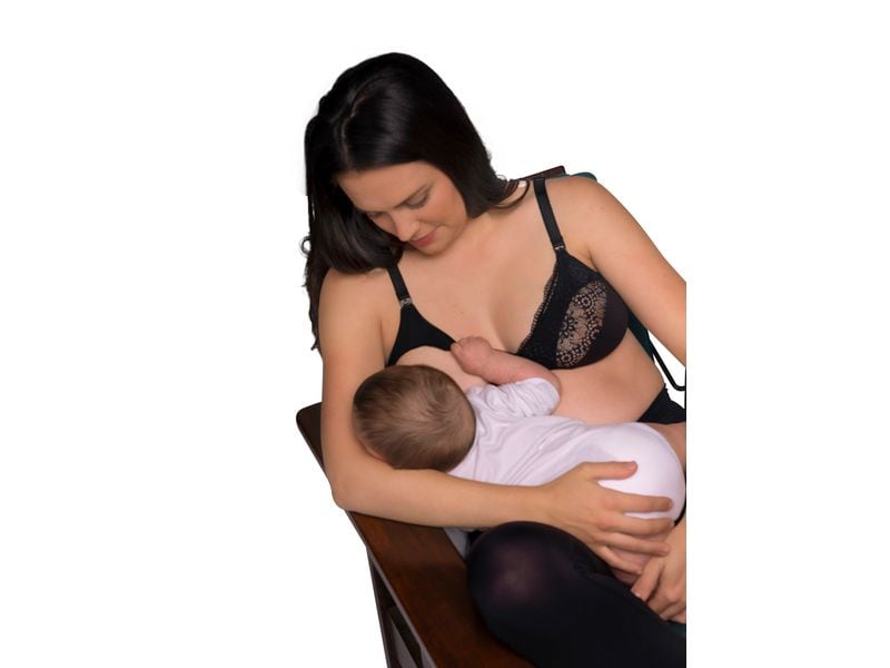 Carriwell Still-BH Schwarz XL Haut-zu-Haut-Kontakt mit Ihrem Baby