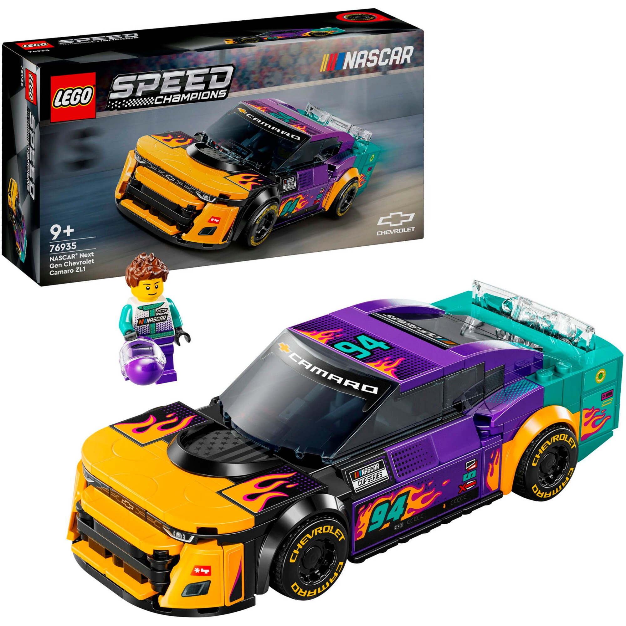 LEGO Konstruktionsspielzeug Speed Champions NASCAR Next Gen Chevrolet Camaro ZL1