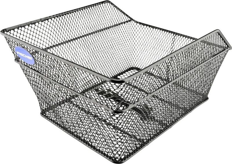 FISCHER Fietsmand - Zwart - Korf voor Bagagedrager - Draagvermogen 25kg