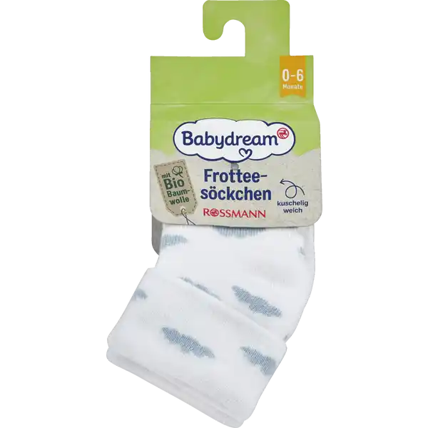 Frotteesöckchen 0-6 Monate