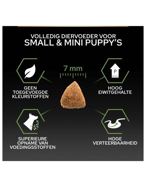 Pro Plan Dog Puppy Small & Mini Breed - Hondenvoer - Kip 3 kg