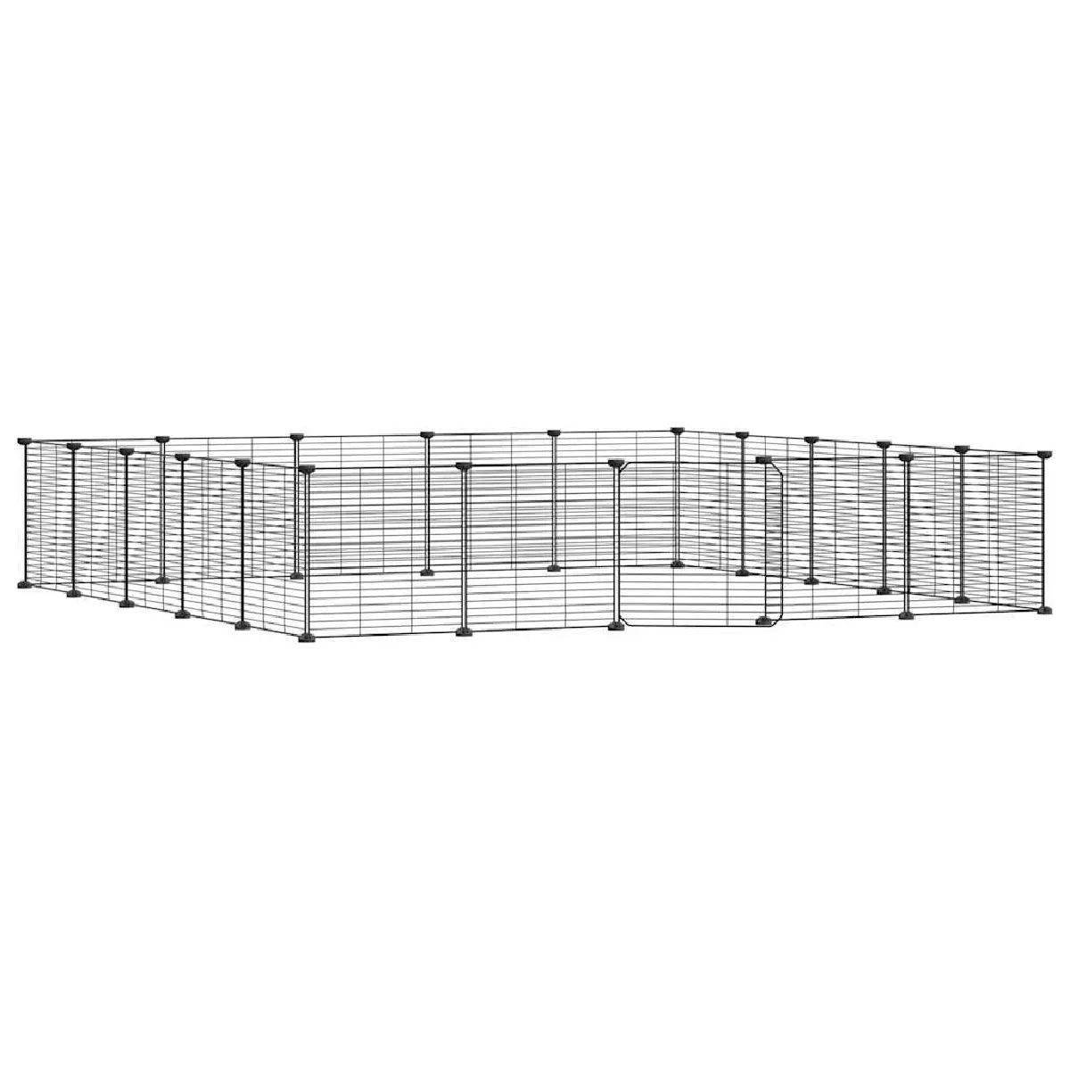 vidaXL Cage pour animaux 20 panneaux