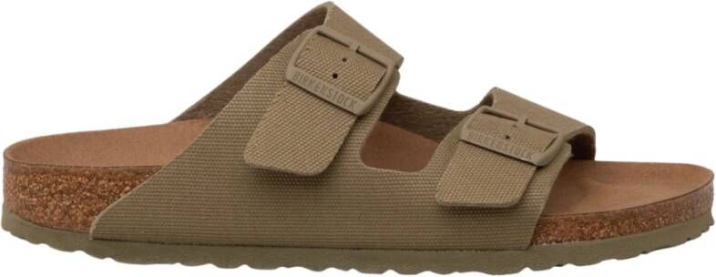 BIRKENSTOCK Slippers Arizona Maat: 35 Materiaal: Suède Kleur: Groen