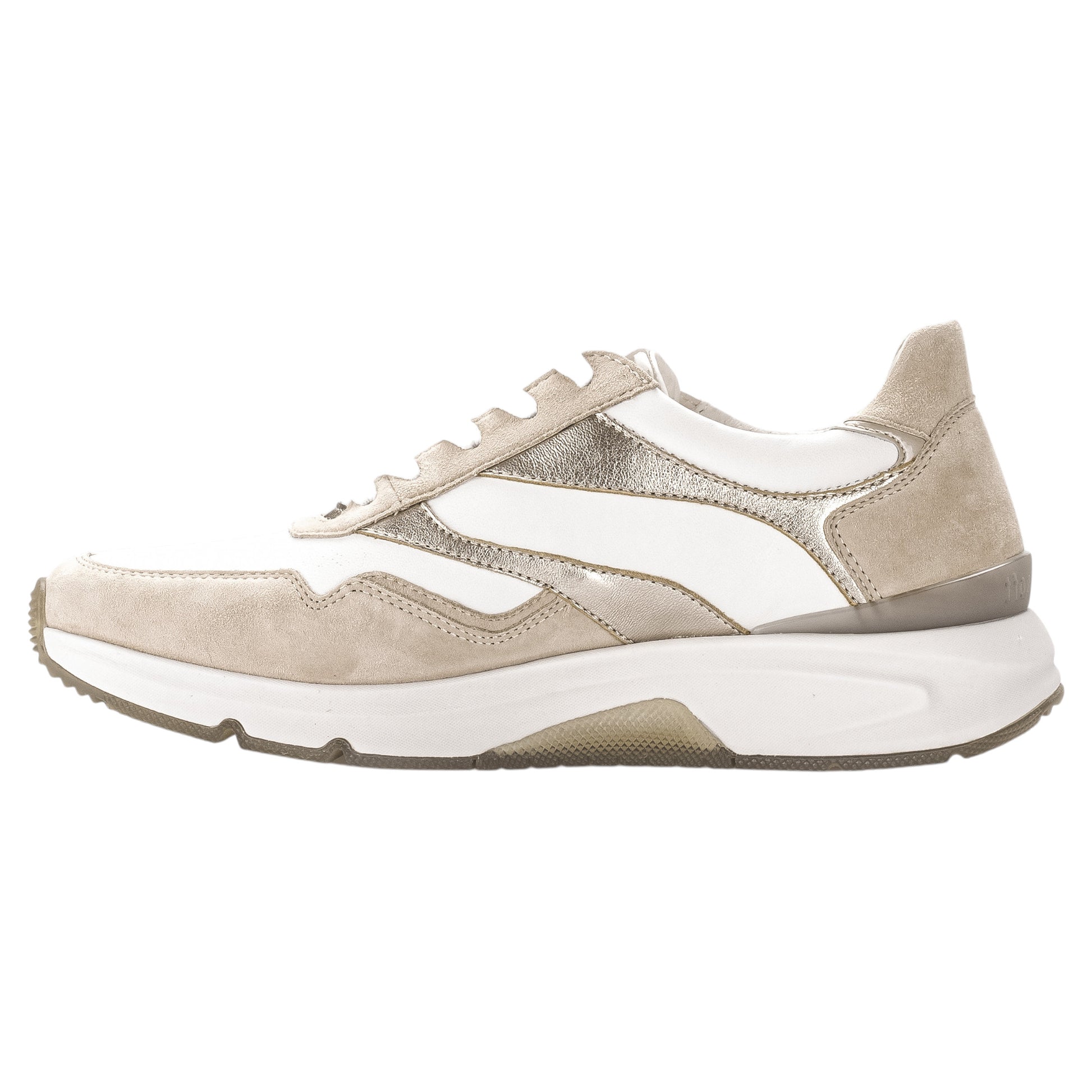 Sneakers, kvinder, beige / hvid