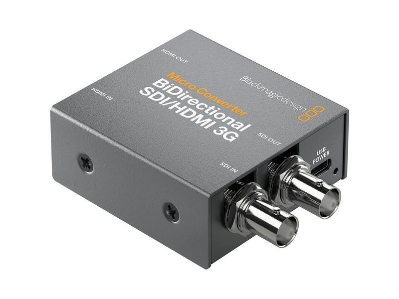 Blackmagic Design Konverter Micro BiDirectional SDI-HDMI 3G Blackmagic Design Micro Converter BiDirect SDI/HDMI 3G (mit Netzteil)