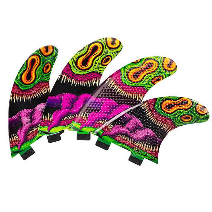 3DFINS Go Hard Mouthy - Quad FCS - Medium