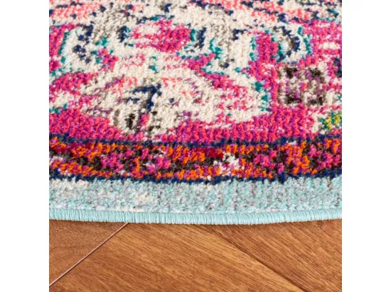 Tapis Fuchsia & Teal 122 X 122 cm - Maia