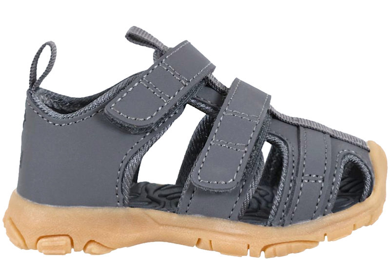 HUMMEL SANDAL VELCRO INFANT SANDAL I GRÅ PU