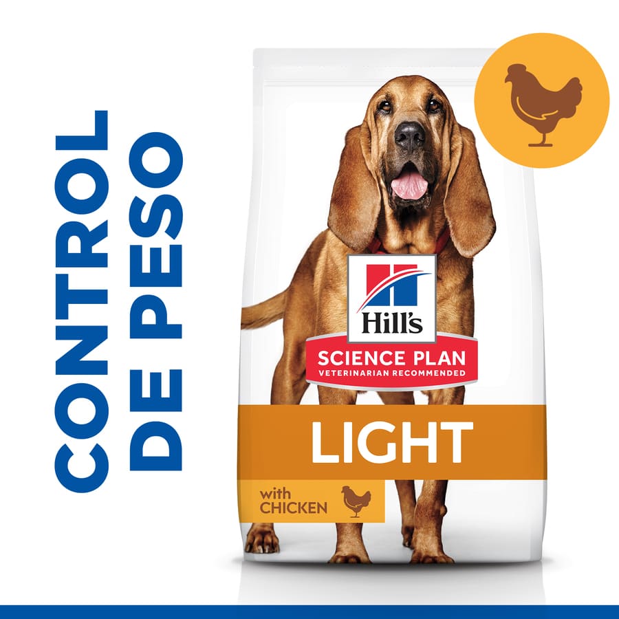 Ração para cães Hill's Science Plan Light Mature Adult 7+ Medium Chicken