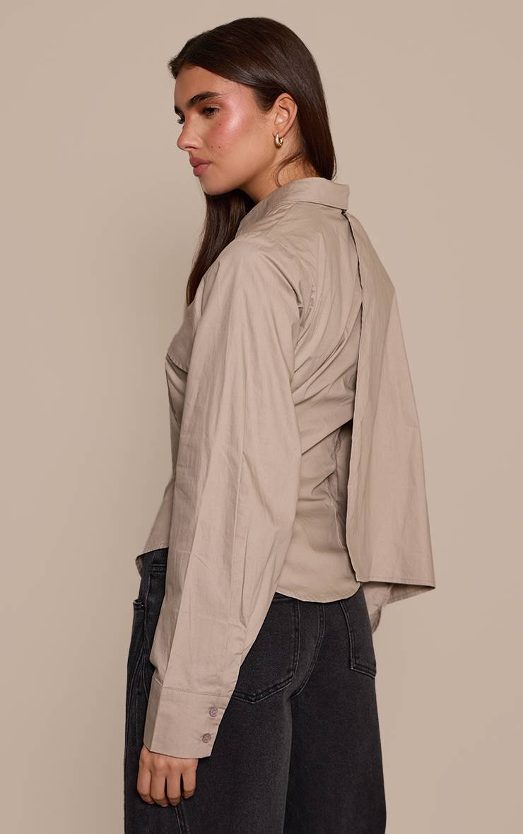 Champignon Chemise Cintrée À Superposition Style Cape