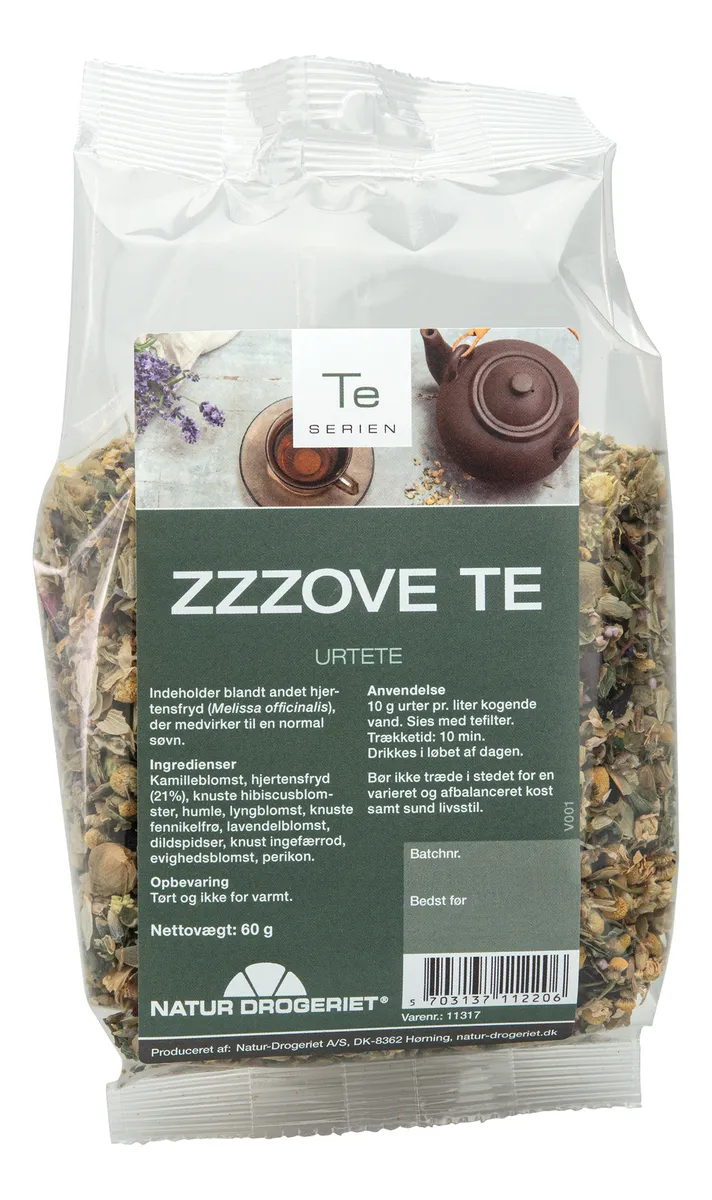 Natur-Drogeriet Zzzove Te - 60 g.