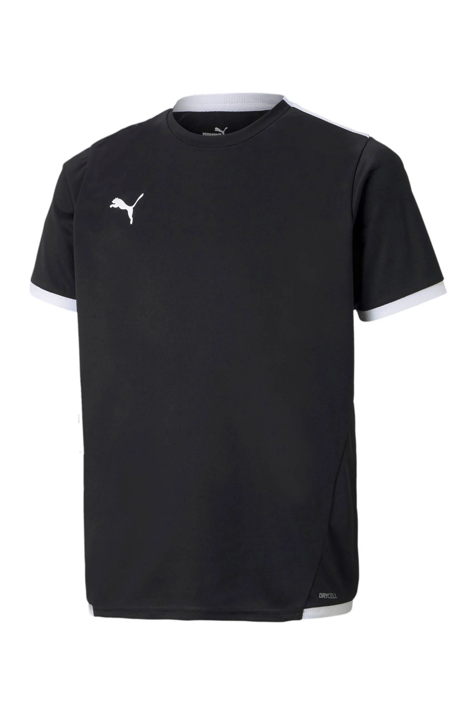 Puma junior voetbalshirt zwart/wit