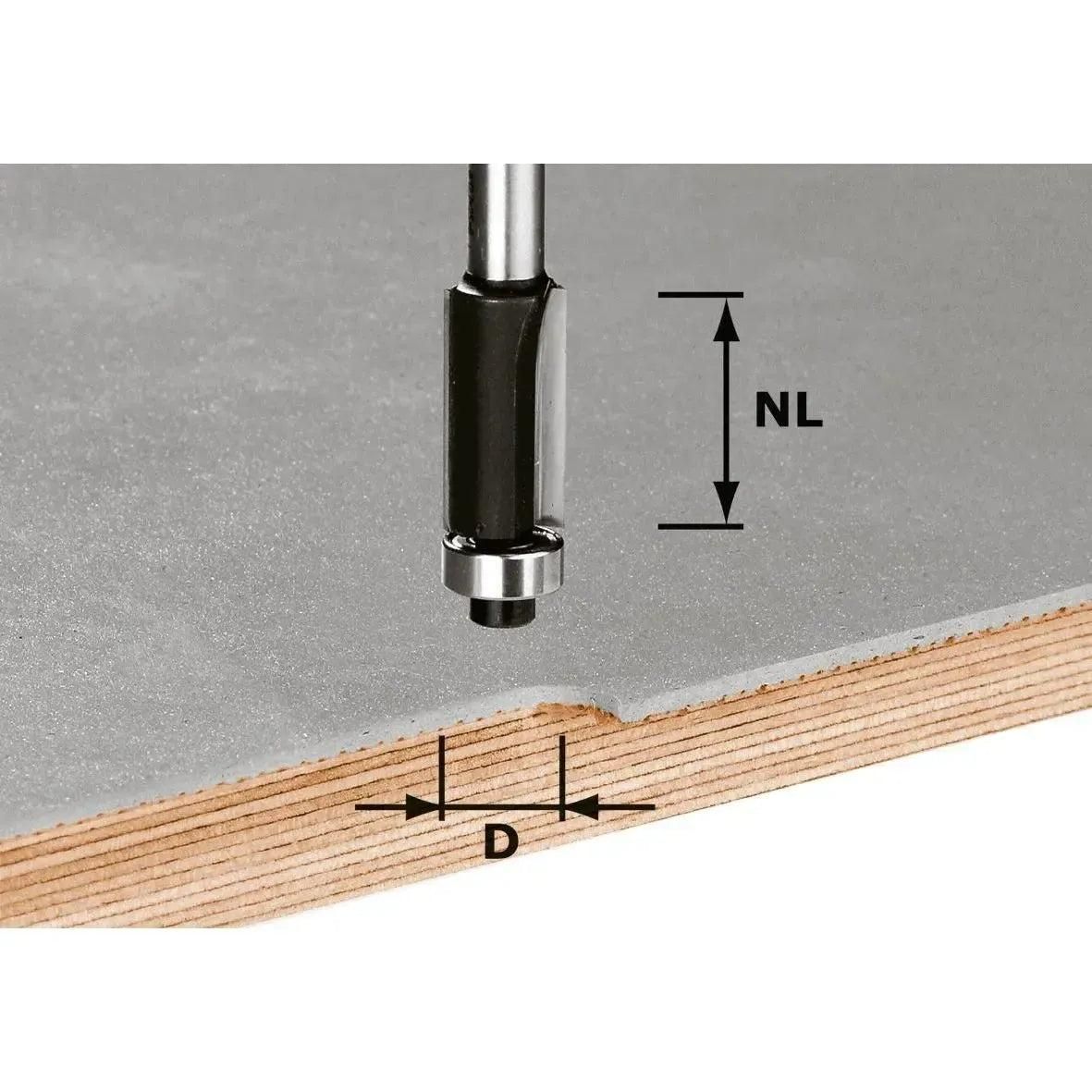 Festool HW S8 D12,7/NL25 Freesbit Kantenfrees S 8mm 12,7x25mm - 491027