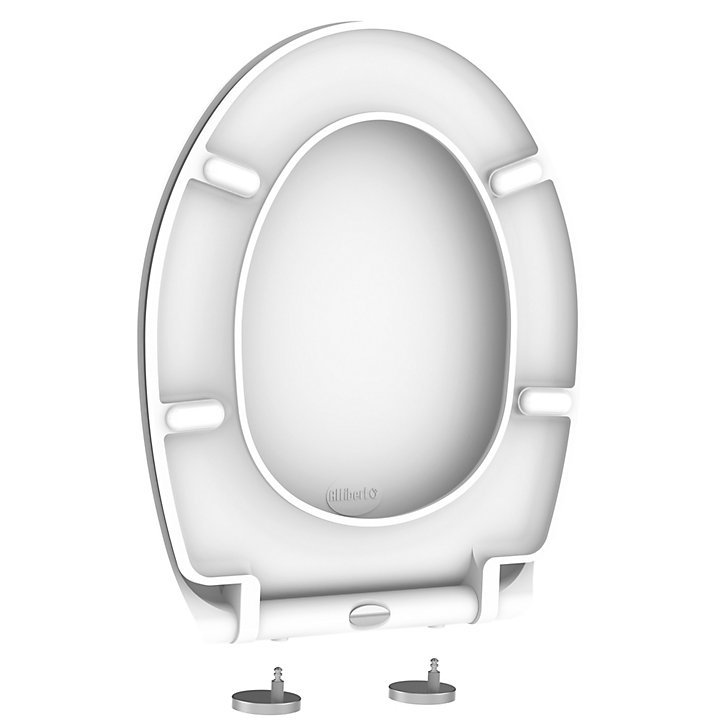 Abattant blanc mat déclipsable Dolcéo
