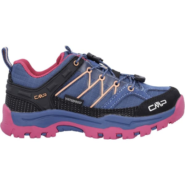 Chaussure de randonnée basse CMP KIDS RIGEL LOW WP OCEAN FUXIA
