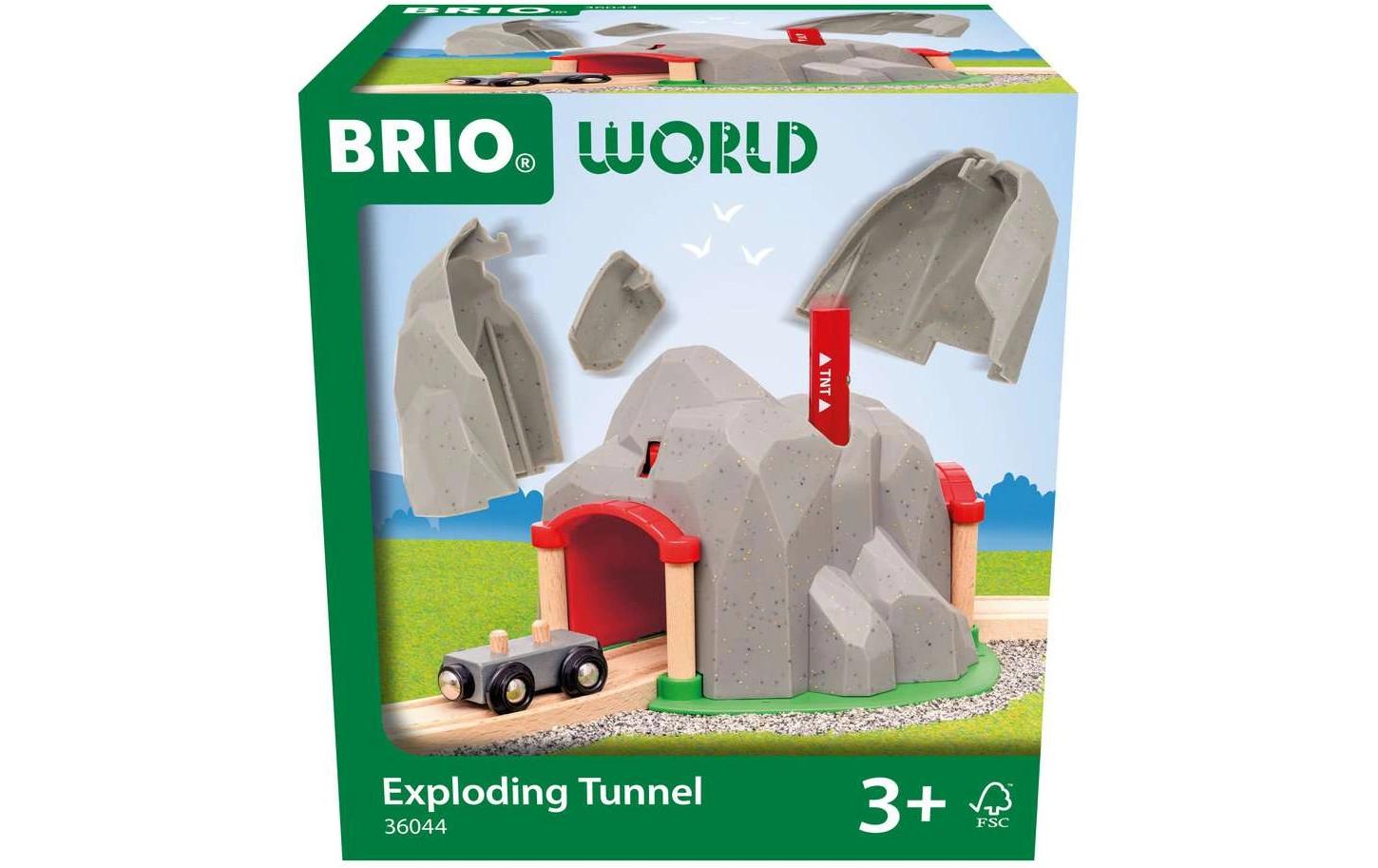 BRIO World Exploding TunnelSprengtunnel mit Waggon