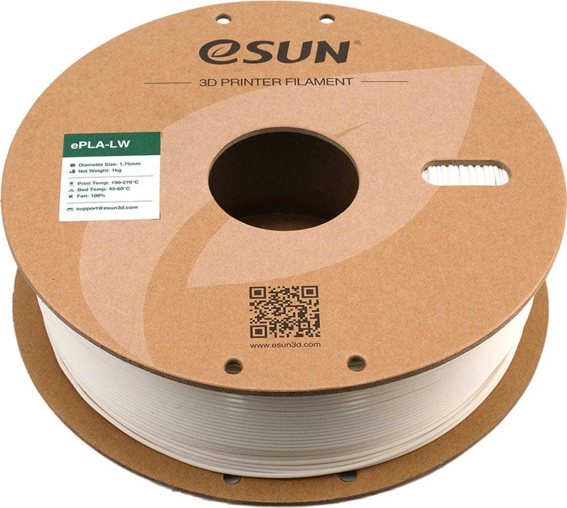 eSUN  PLA-LW White, 1,75 mm / 1000 g    Leichtes Filament für den Flugmodellbau