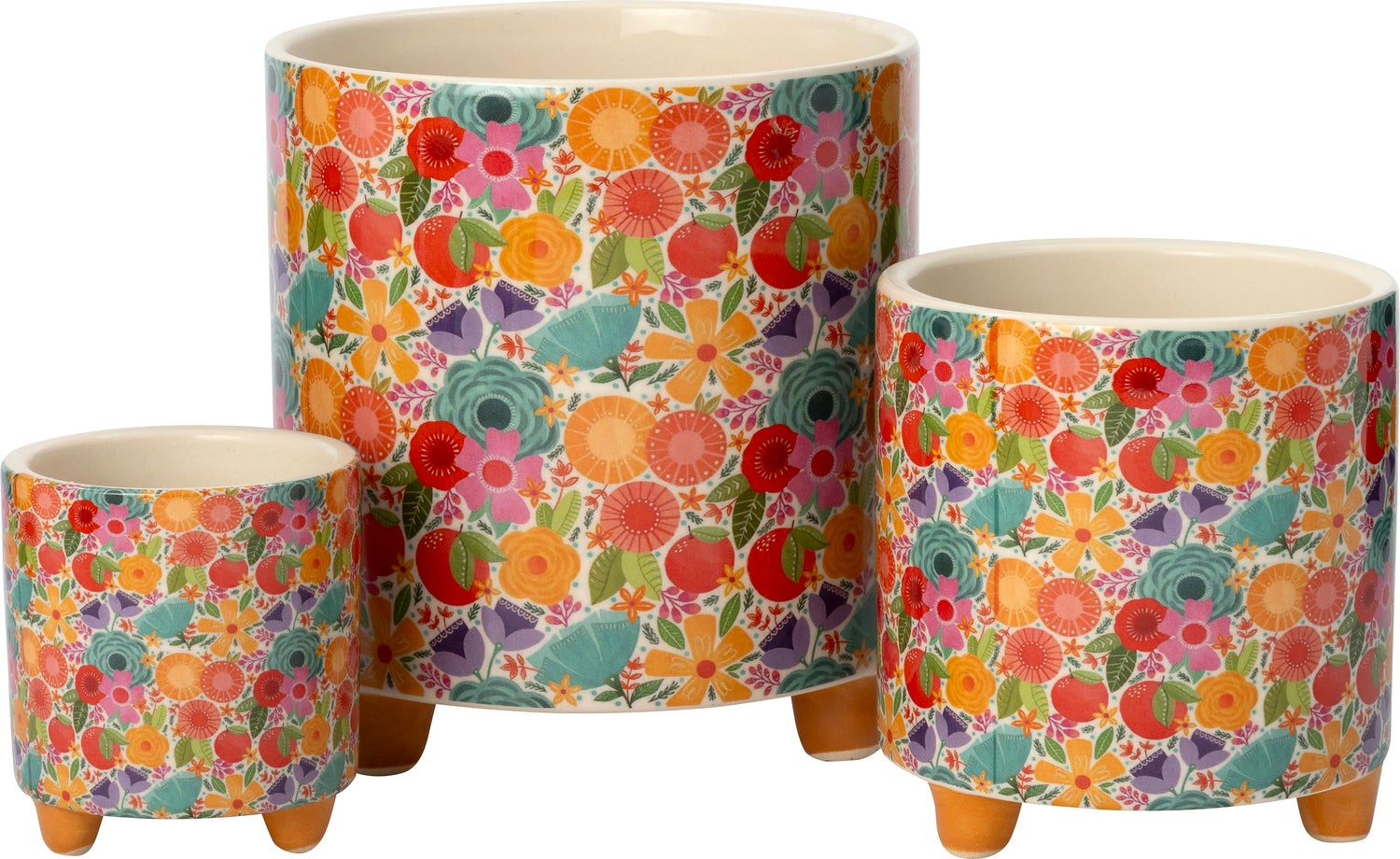 Intratuin bloempot op poten Ziri D 13,7 H 14,7 cm