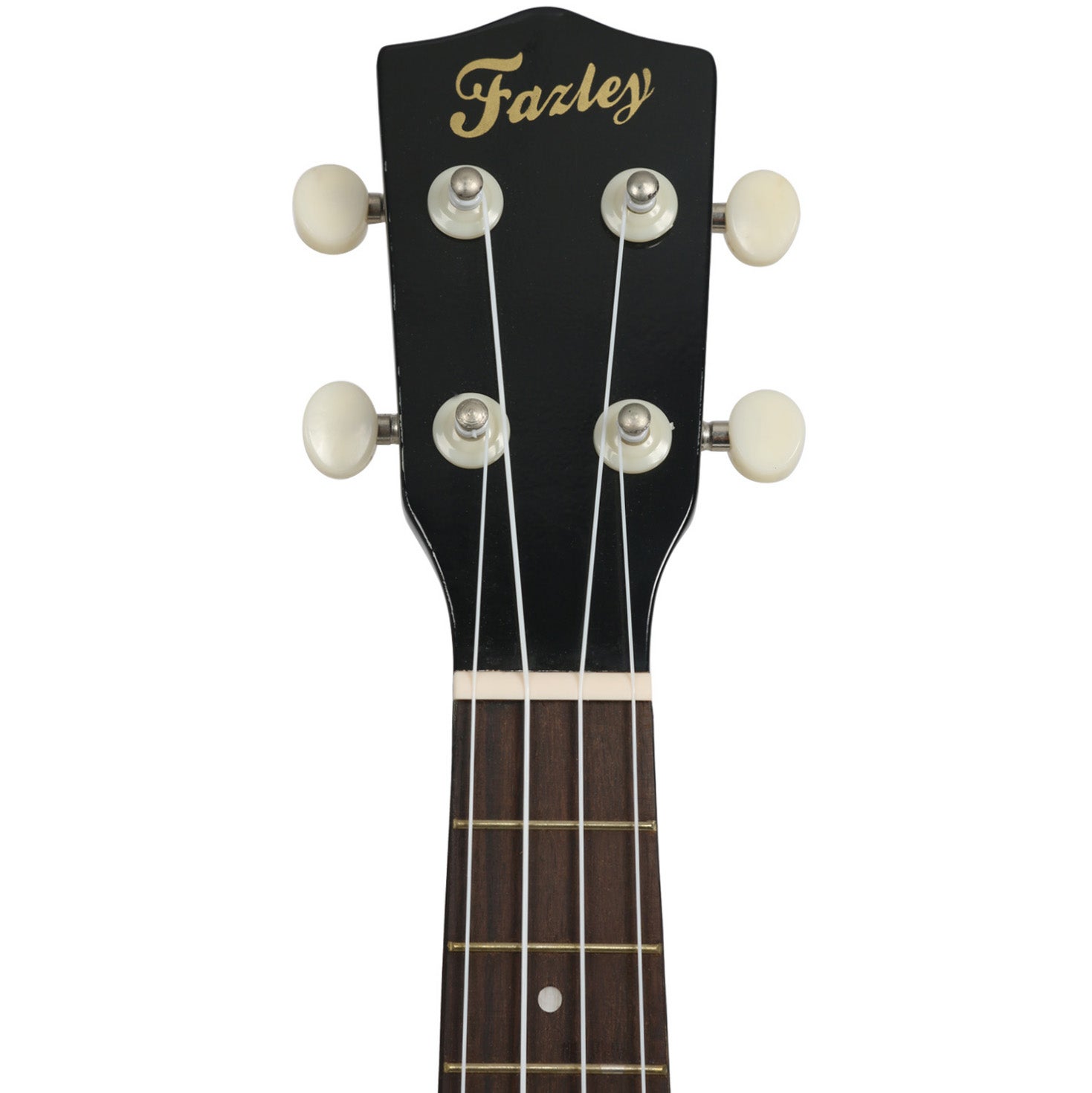 Fazley K23B-W concert ukelele zwart
