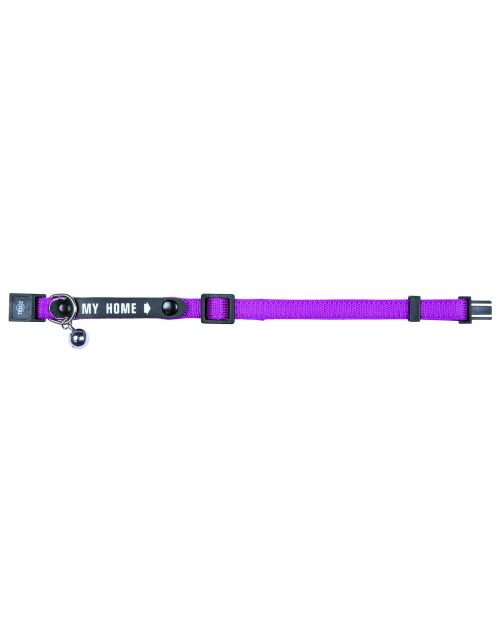 Trixie Halsband Met Adreslabel - Kattenhalsband - 21 cm Multi-Color