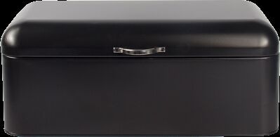 ALLEGRA Brotbox - Schwarz / B: 44.0 cm x T: 21.0 cm x H: 17.0 cm