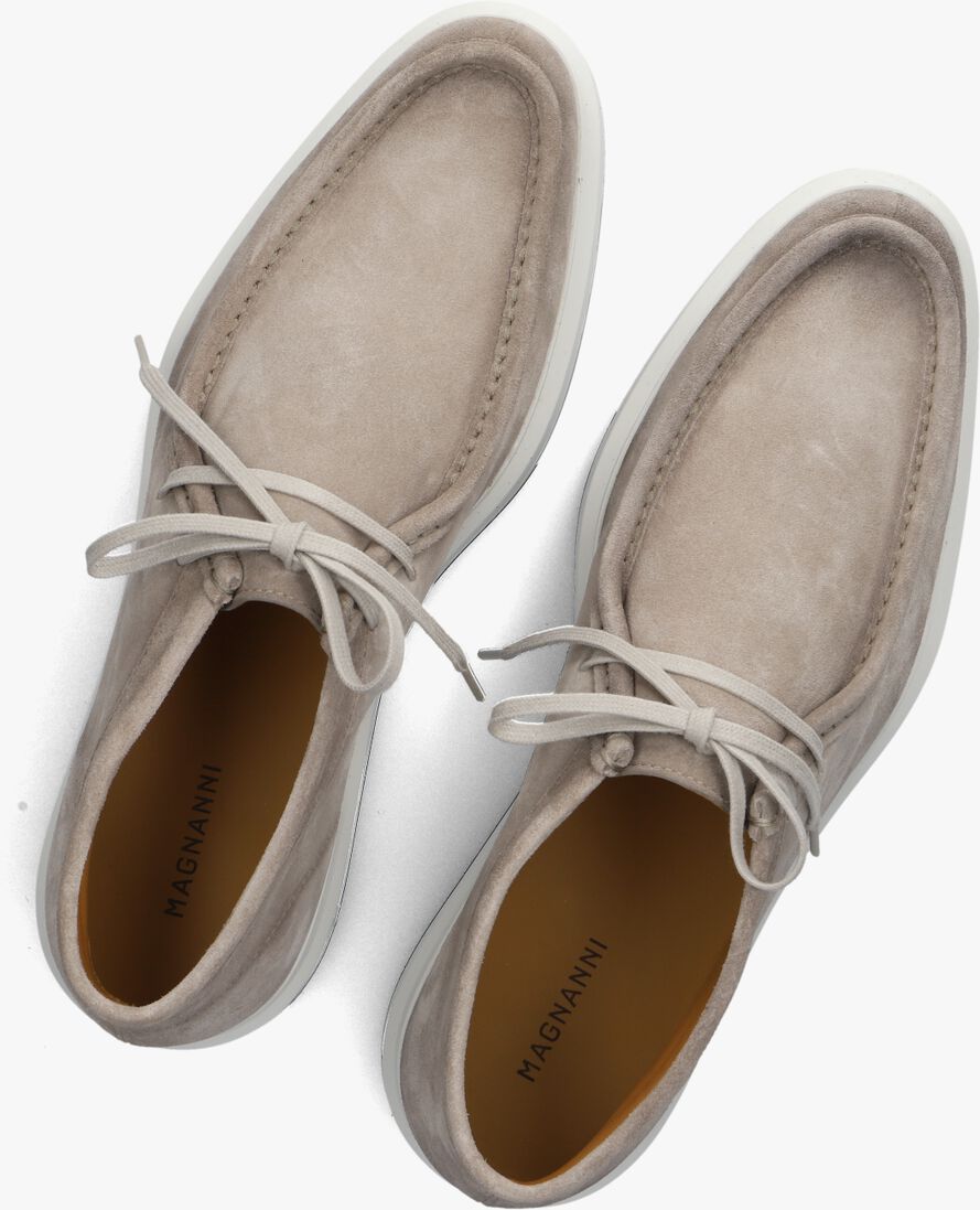 grijze magnanni veterschoenen 26006