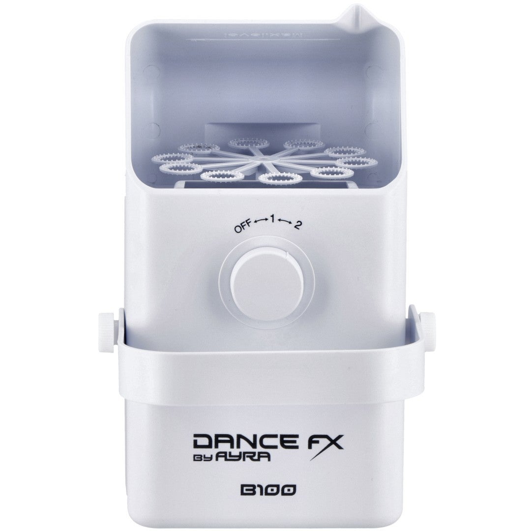 Ayra DanceFX B100 bellenblaas machine op USB