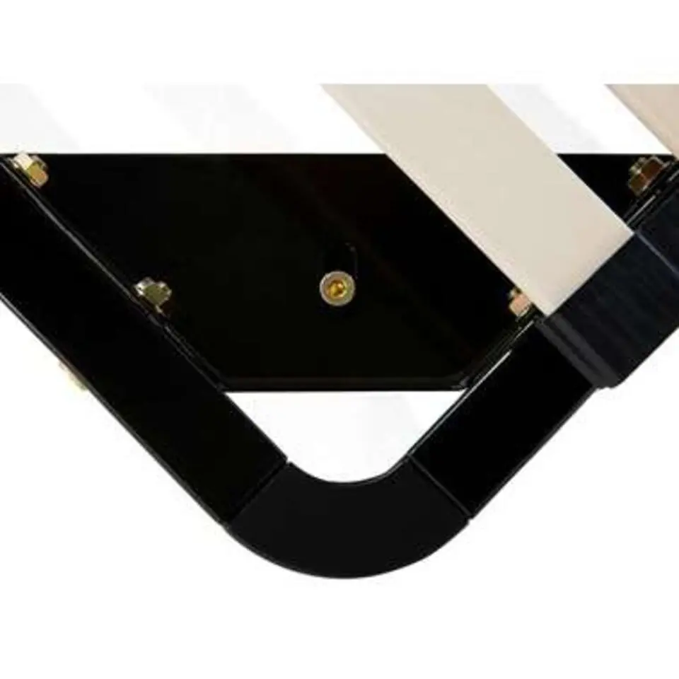 BASIC - Vrijstaande lattenbodem - Zwart - 90 x 200 cm - Staal