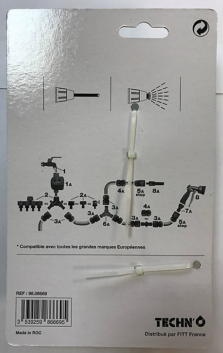 Pistolet d'arrosage jet réglable Techn'o