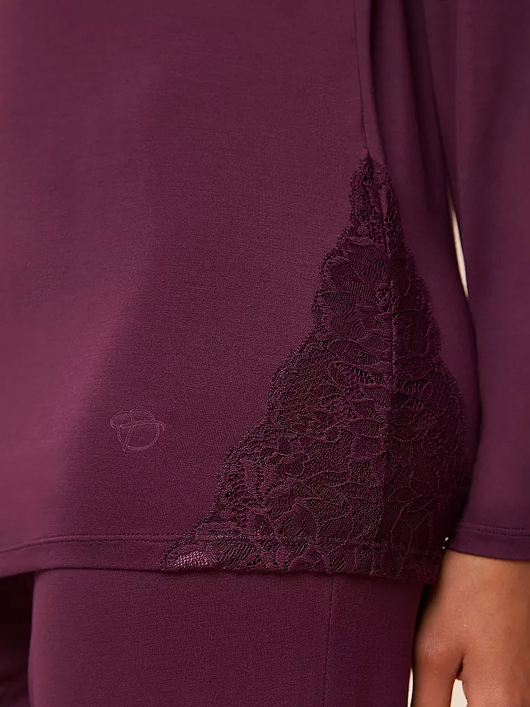 TRIUMPH Pyjama TIMELESS SENSUALITY dunkelrot