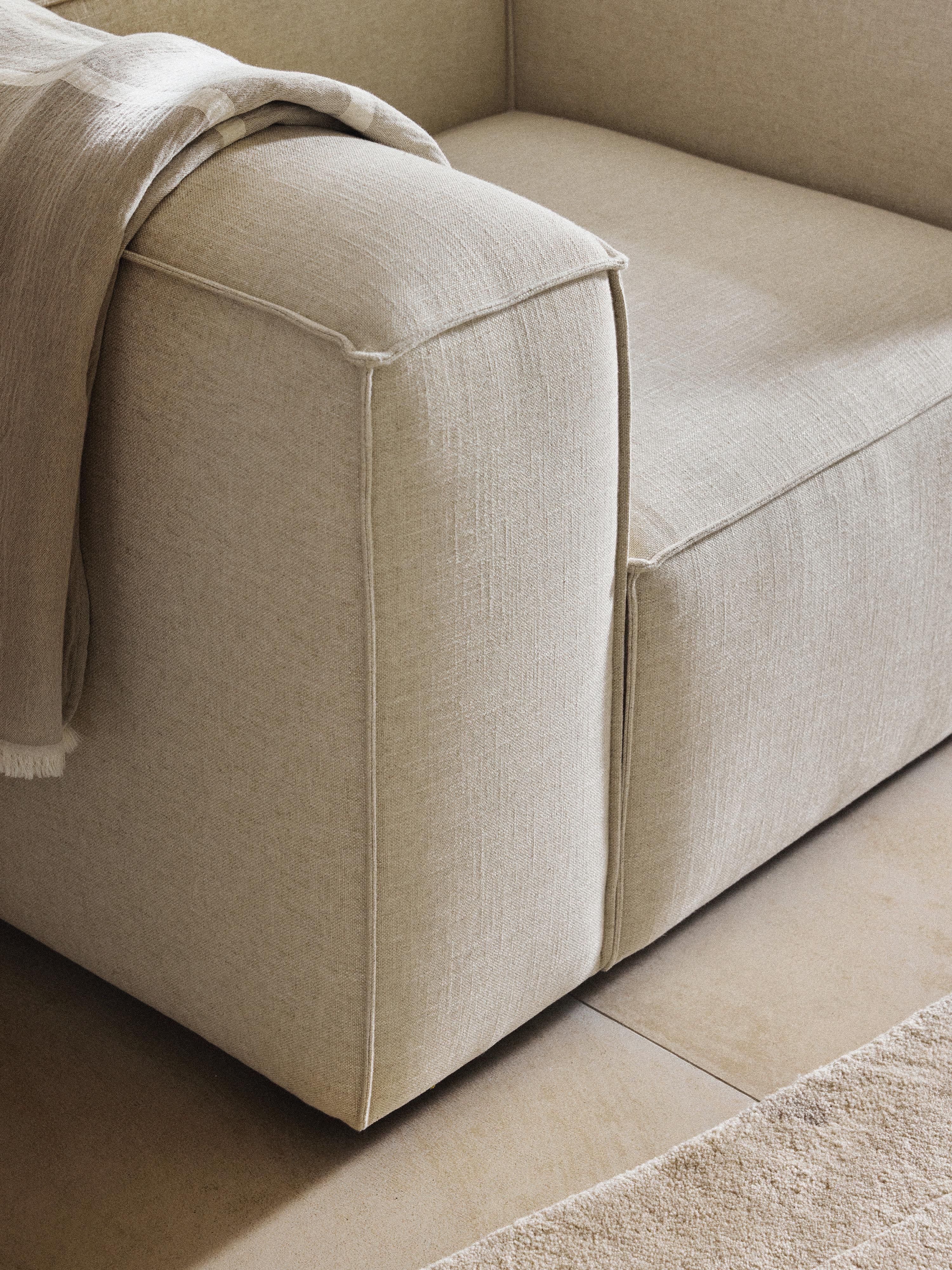 Fauteuil Lennon van linnenmix